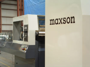An in line sheeter feeding a printing press can save 15% - 20% material costs without increasing the press crew size.
